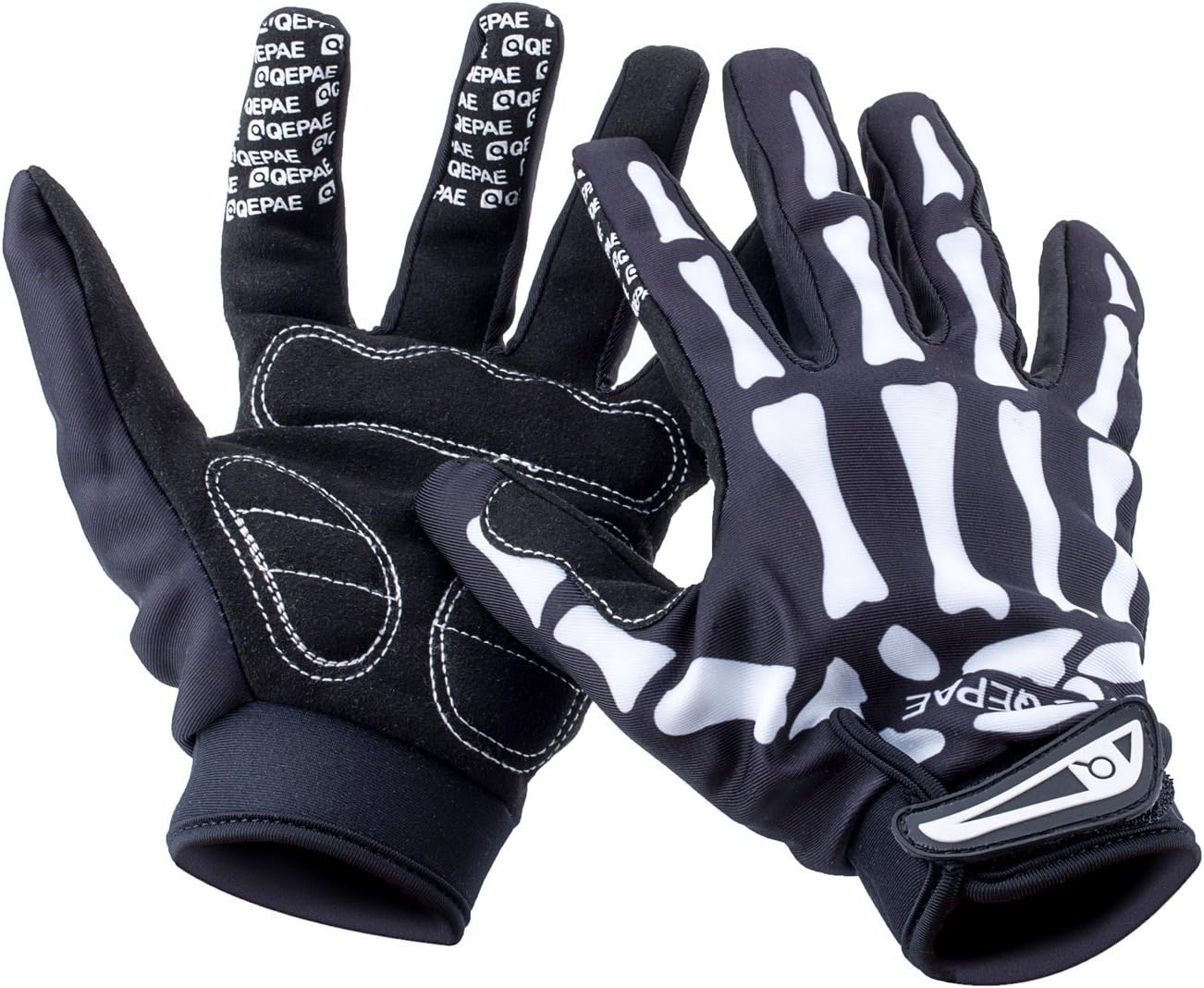 Basecamp Skeleton Gloves Women Men, Skull Gloves Cycling Gloves
