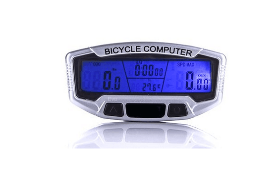Wireless LCD Bike Computer Speedo Odometer Waterproof Speedomete